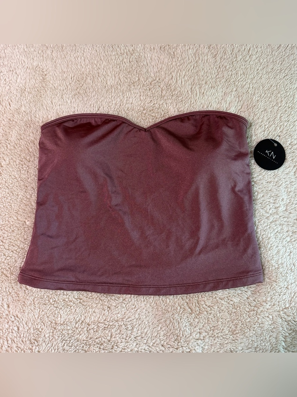 Klassy Network Sweetheart Neckline Tube Top